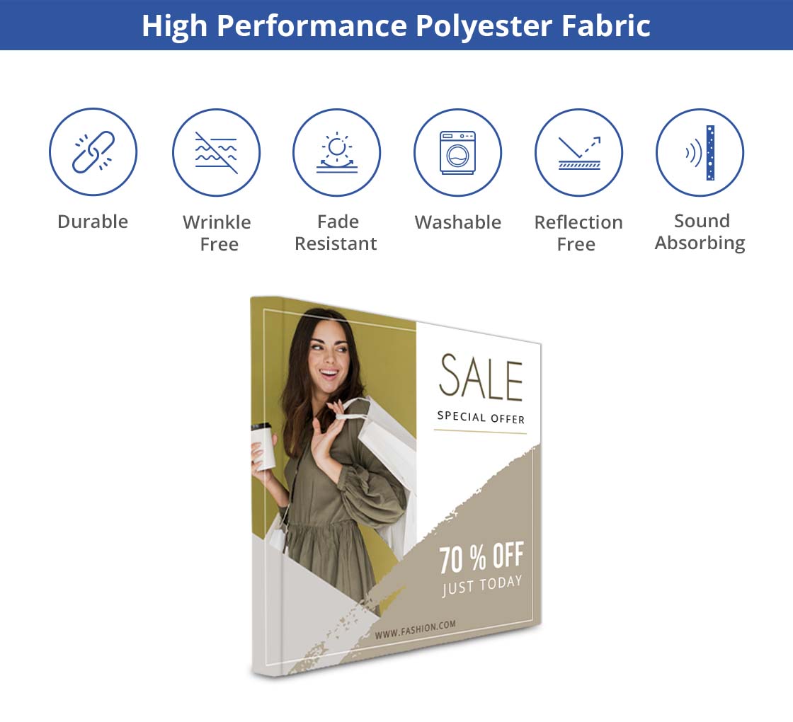 Fabric Pop-up Straight Display (10' x 8') - Stecker Creations