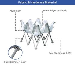 Fabric Pop-up Straight Display (10' x 8') - Stecker Creations