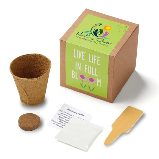 Inspirational Live Life Growable Seed Planter Kit - Stecker Creations