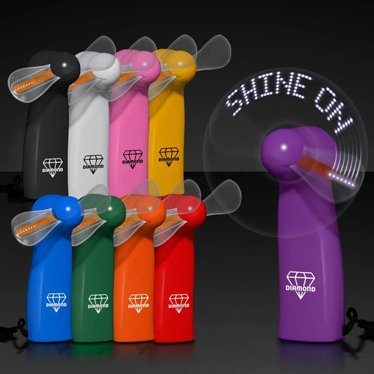 Pre-Programmed Mini Fans with LEDs - Stecker Creations