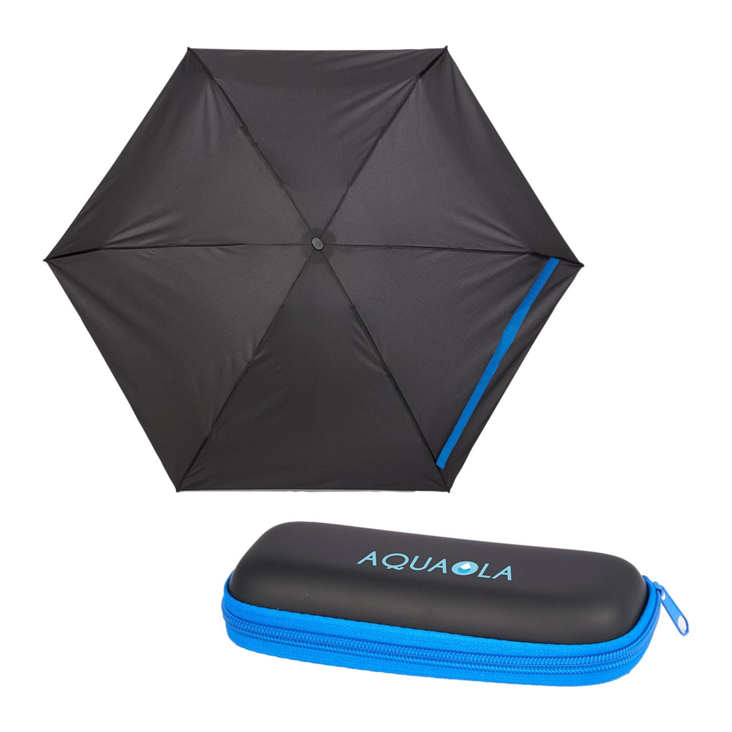 37" Compact Travel Umbrella With Case - Stecker Creations
