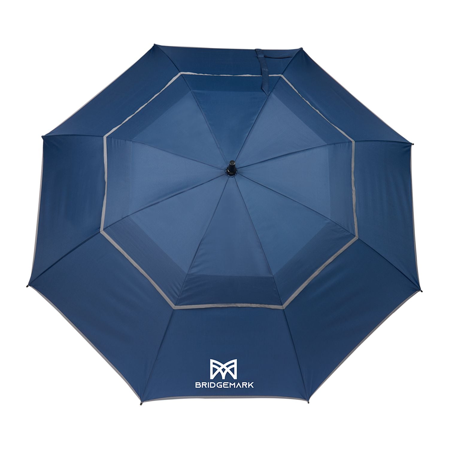 62" RPET Golf Umbrella w/ Reflective Trim - Stecker Creations