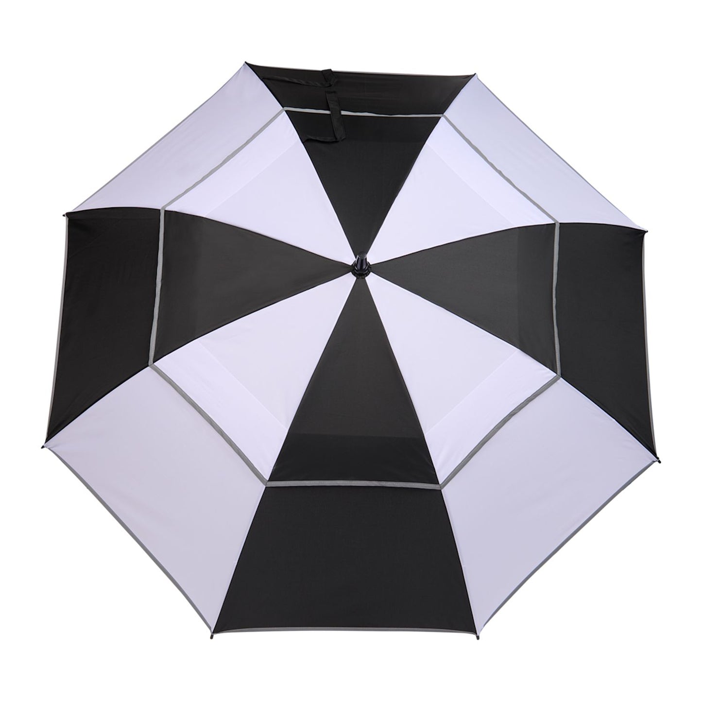 62" RPET Golf Umbrella w/ Reflective Trim - Stecker Creations