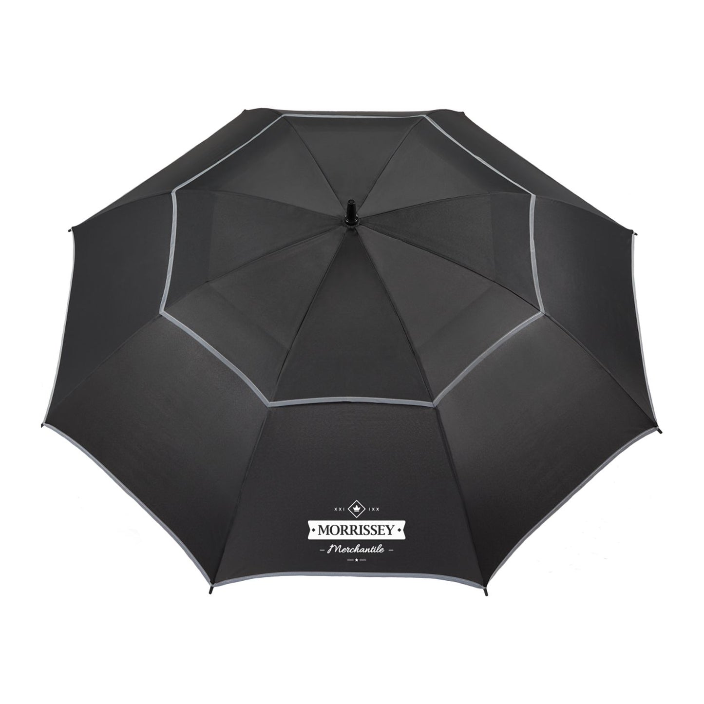 62" RPET Golf Umbrella w/ Reflective Trim - Stecker Creations