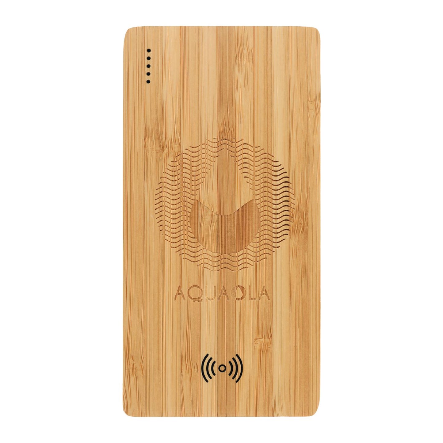FSC® 100% Bamboo 5000 mAh Wireless Power Bank - Stecker Creations
