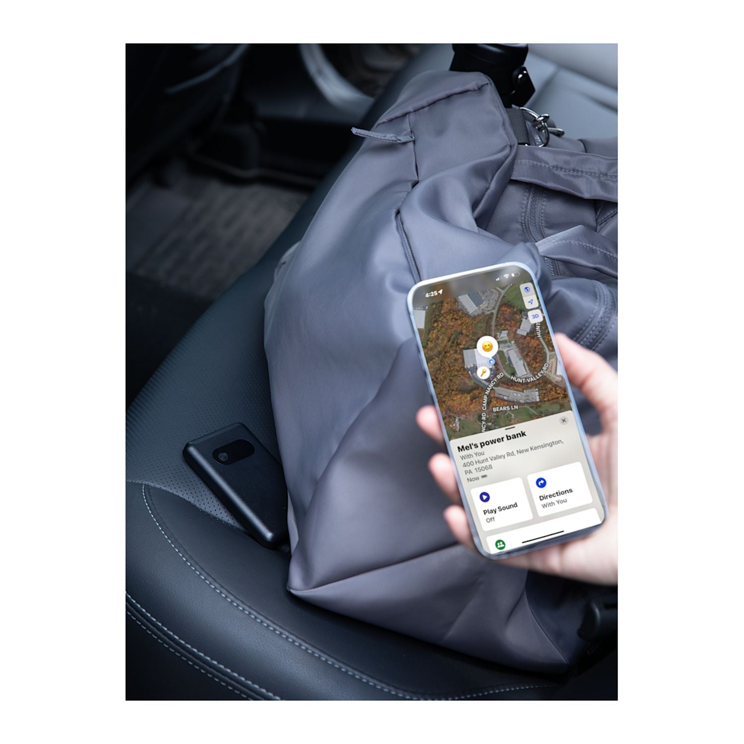 Find My 5,000 mAh 18W PD Power Bank with Digital Display - Stecker Creations
