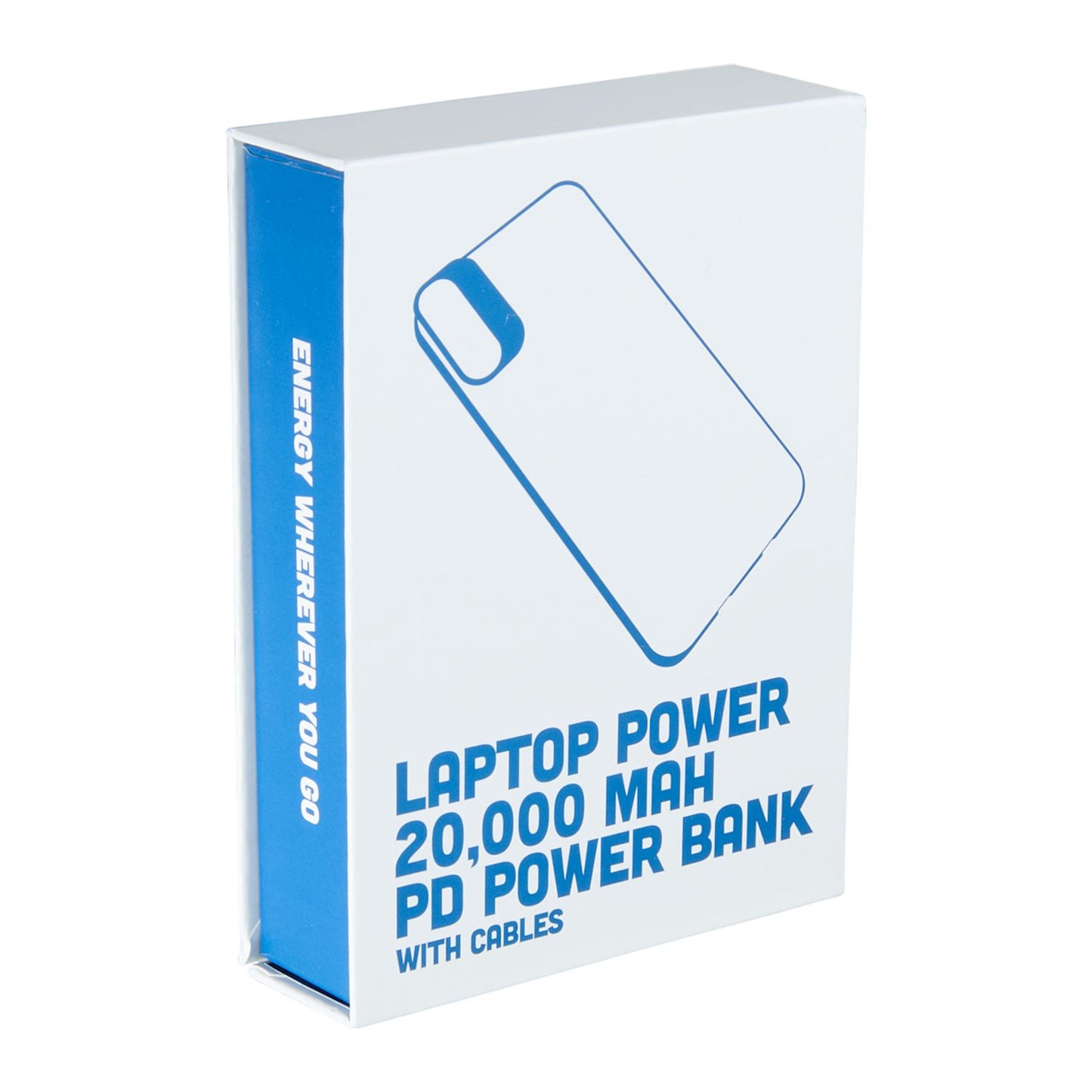 Laptop Power 20,000 mAh PD Power Bank with Integrated Cables - Stecker Creations