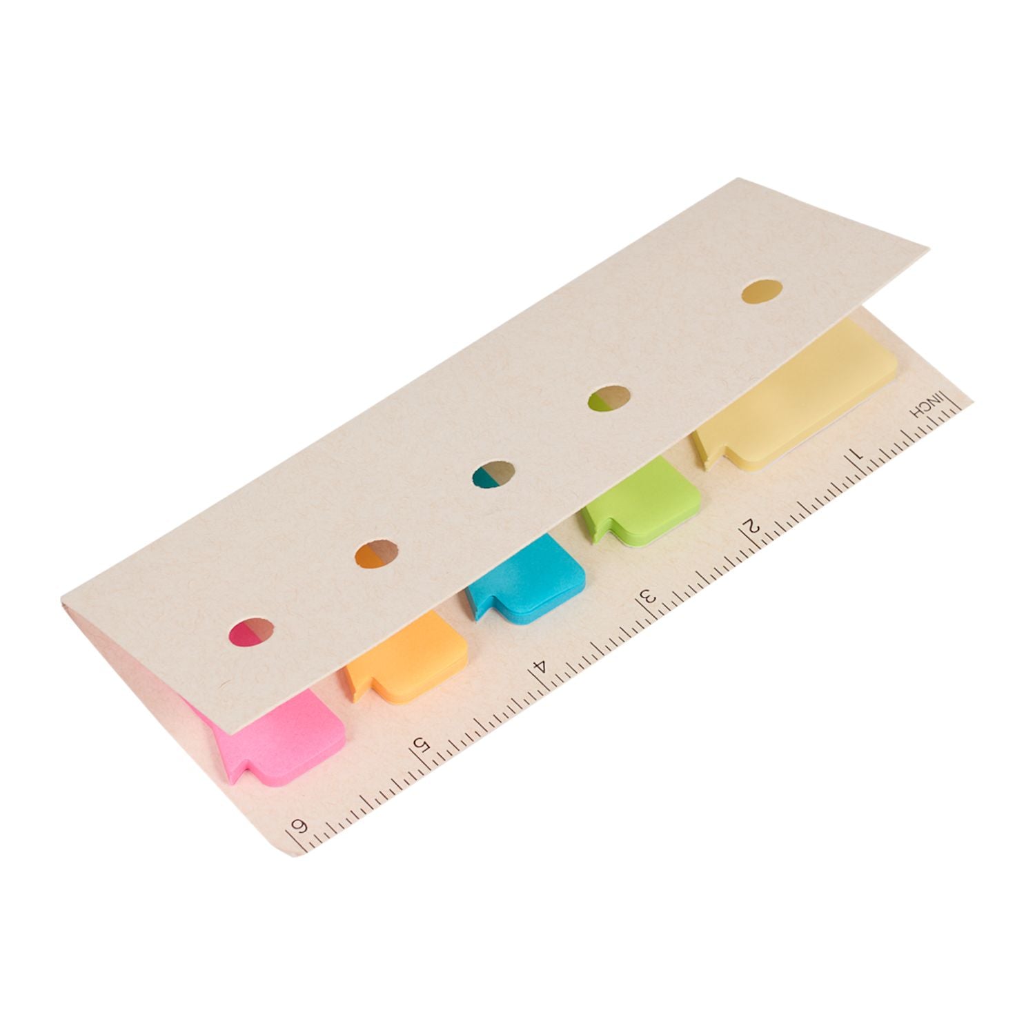 Recycled Milk Carton Sticky Notes & Ruler Pad - Stecker Creations