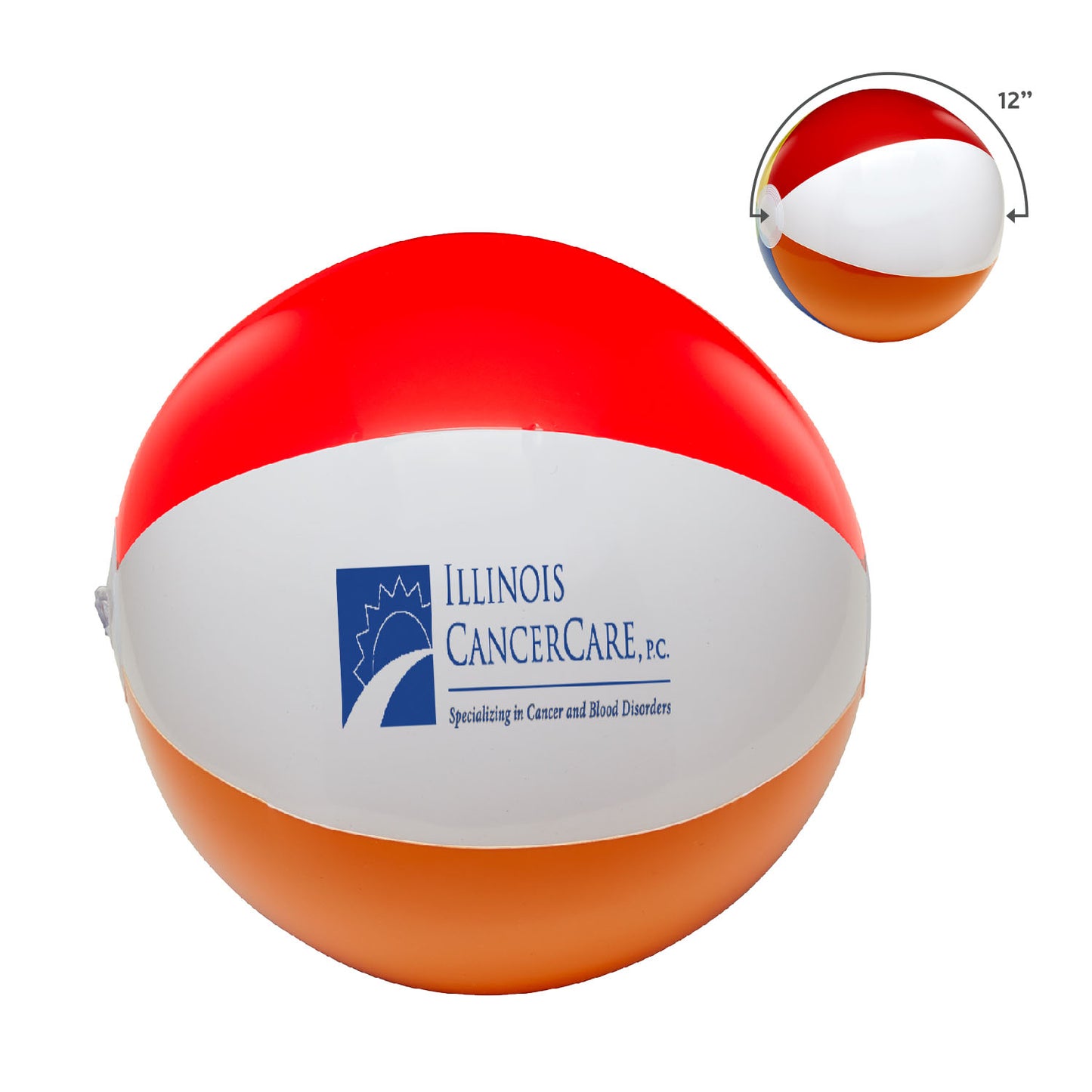 12" Six Color Beach Ball - Stecker Creations